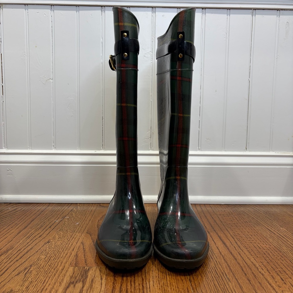 LRL Rossalyn II Women's Plaid Rain Boots - Picture 3 of 10